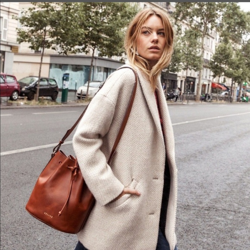 Sezane Farrow Bucket Bag